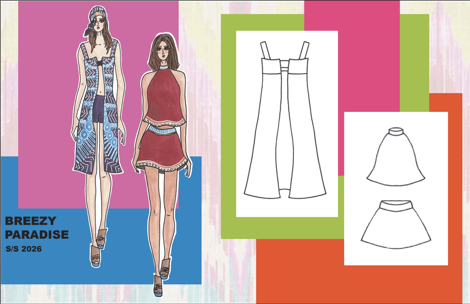 FW 25 Breezy Paradise — Marker Fashion Figures